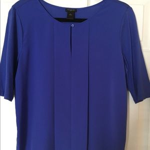 EUC Ann Taylor Mixed Media Blouse